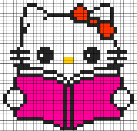 Рисунки по клеточкам домашние животные20